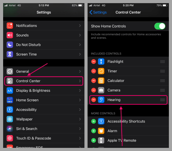 monitor audio level in iOS 14