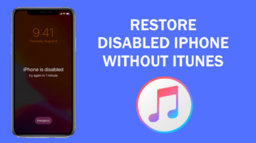 How to Restore Disabled iPhone without iTunes?