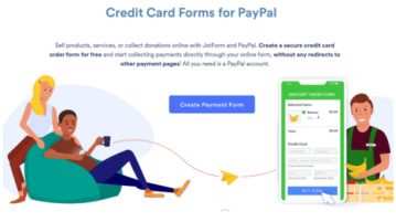 Credit card forms for paypal