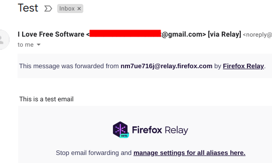 Disposable alias email addresses that forward to your mailbox Firefox