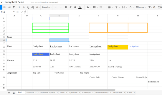 Free Self Hosted Alternative to Google Sheets
