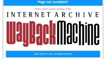 Official Wayback Machine Extension to Search and Save Pages to Internet Archive