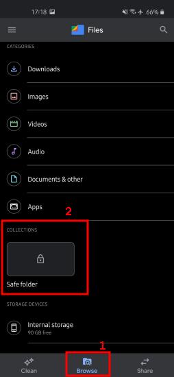 Safe Folder in Files App