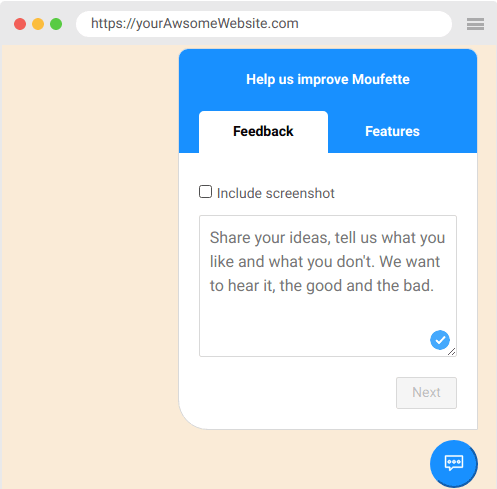 Self hosted feedback tool to get website feedback with screenshots, votes