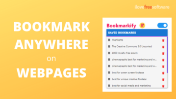 How to Bookmark Anywhere on Webpages?