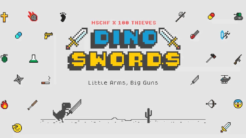 Play Google Chrome's Dino Game with 26 Different Weapons