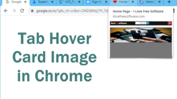 How to See Preview Image of Tabs on Hover in Chrome?