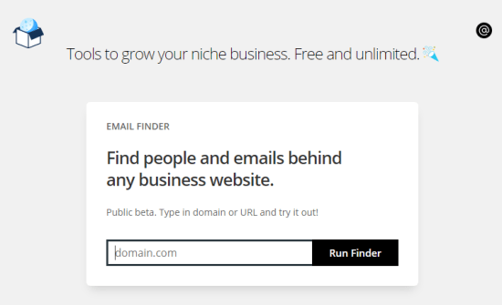 find email addresses from websites