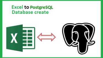 how to convert excel json to PostgreSQL database