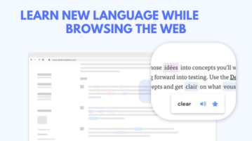 Learn New Language While Browsing the Web: Fluent
