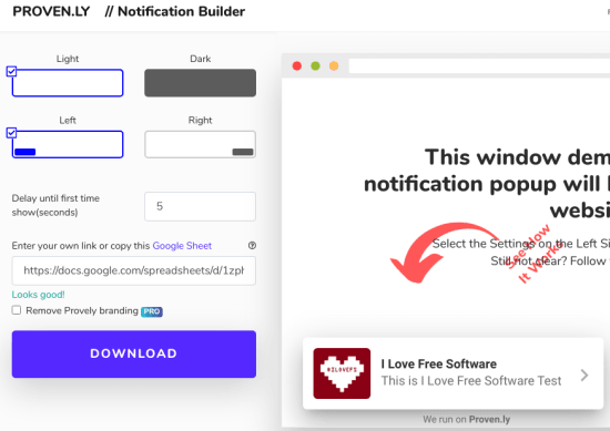 notification builder
