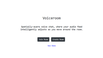 Free Spatically-aware Voice Chat Room to Emulate Reallife Interactions