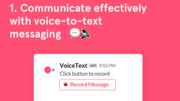 Send Free Voice Messages with Transcribed text in Slack Voicetext