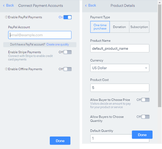 customize payment option for zoom meetings