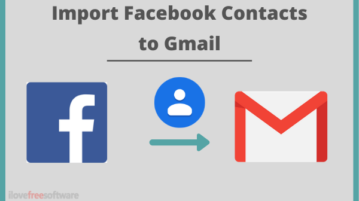 How to Import Facebook Contacts to Gmail?