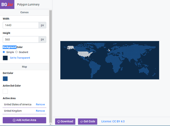 create a custom world map svg background