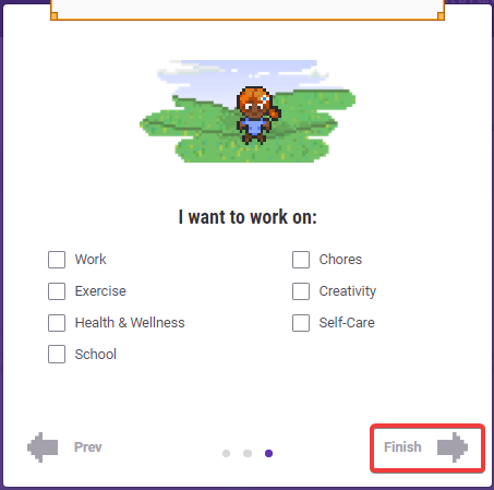 Select the use of Habitica