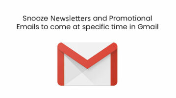 Snooze Newsletters and Promotional Emails to come at specific time in Gmail
