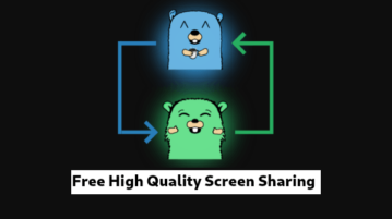 Free Multiple user screen sharing with High resolution, low latency
