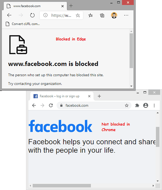 Free Website Blocker Software to Block URLs in Specific Browser Only