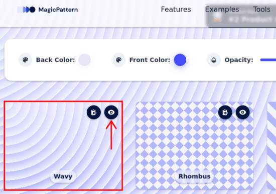 MagicPattern preview
