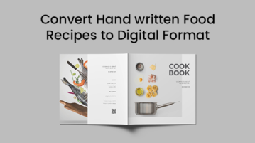 Free app to scan printed or handwritten food recipes