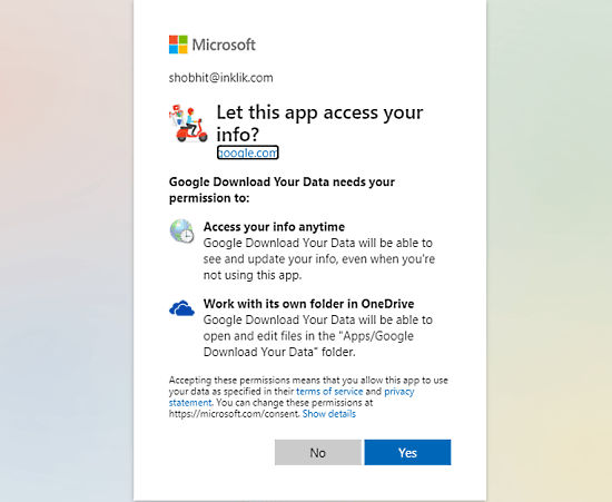 login to onedrive account