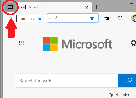 vertical tabs icon