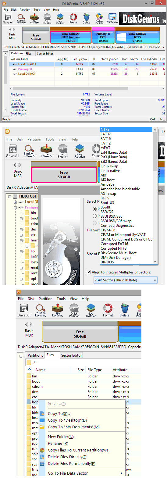 DiskGenius Partition Manager