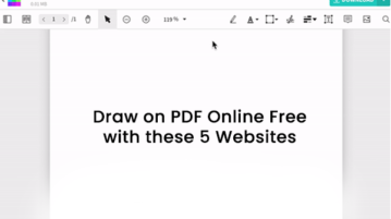 Draw on PDF Online Free with these 5 Websites