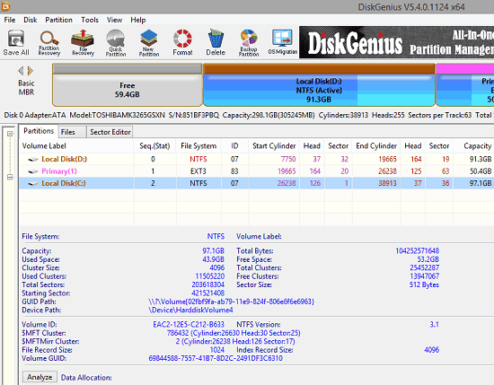 Free Data Recovery Software with HDD to SDD Migration DiskGenius