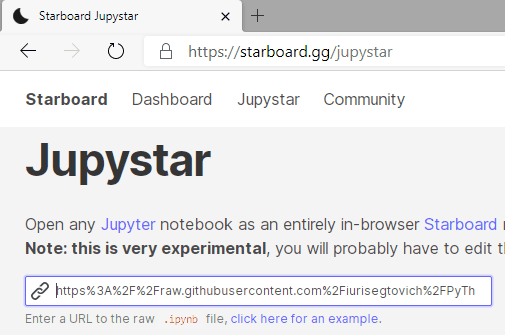 Jupystar Enter Link