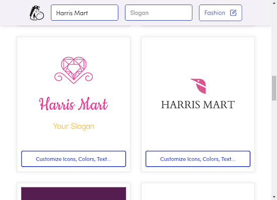 Generate Business Name with free logo