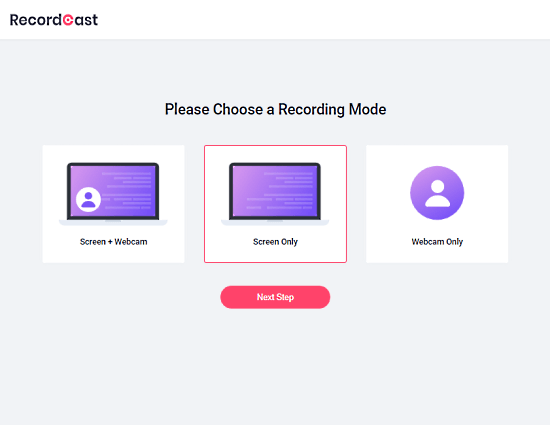 select what you want to record