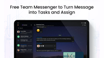 Free Team Messenger to Turn Message into Tasks and Assign