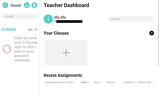 create your classroom on known