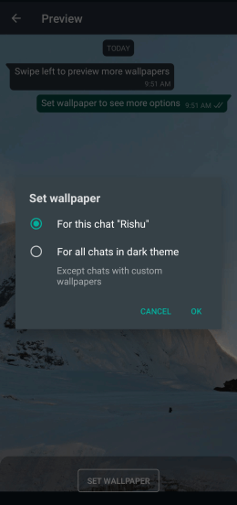 set chat wallpaper for whatsapp chat