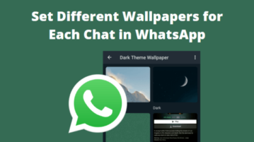 How to Set Different Wallpapers for Each Chat in WhatsApp?