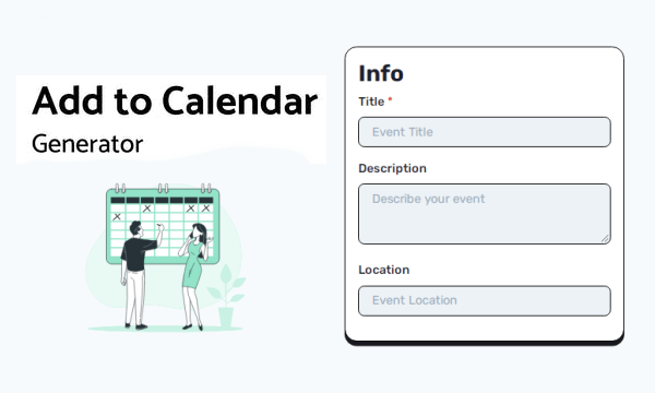 Generate 'Add to Calendar' Buttons for Your Website Free