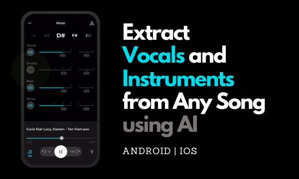 Extract Vocals and Instruments of Any Song using AI for Free