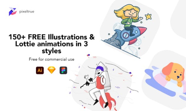 Download Free Vector Illustration Animations for Figma, Sketch