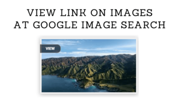 Add Direct "View" Link on Images at Google Image Search