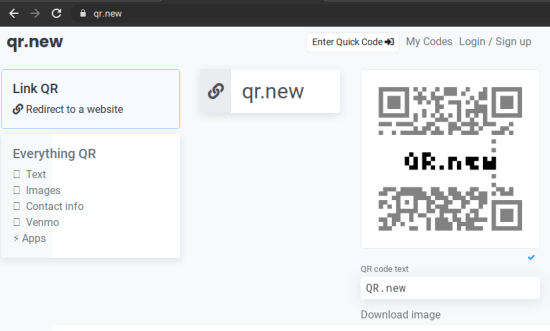 QR New UI