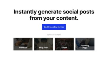 Generate Social Media Posts from Your Website Automatically for Free