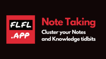 Free Online Paper-like Note Taking App to Cluster your Notes and Knowledge tidbits