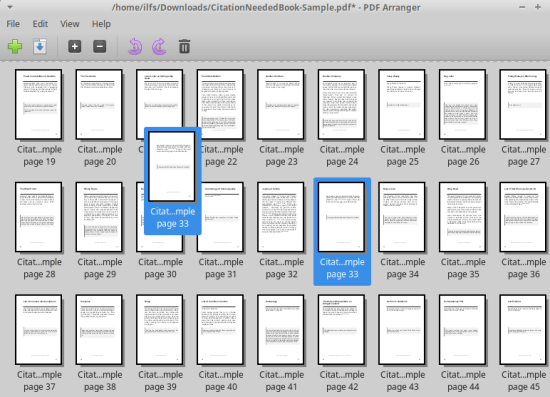 Free PDF arranger software to visually arrange, split, rotate pages in PDFs