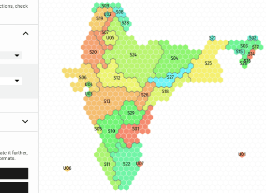 Free Tiled Map Generator for any Dataset for Research Tilegrams