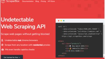 Free Undetectable Web Scraping API to Scrape any Website ScraperBox
