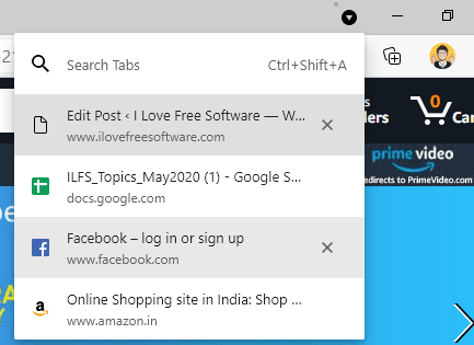 How to Enable Tab Search Feature in Microsoft Edge