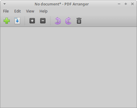 PDFarranger main UI